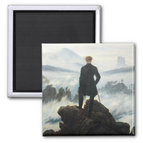 Wanderer above the Sea of Fog Friedrich Magnet