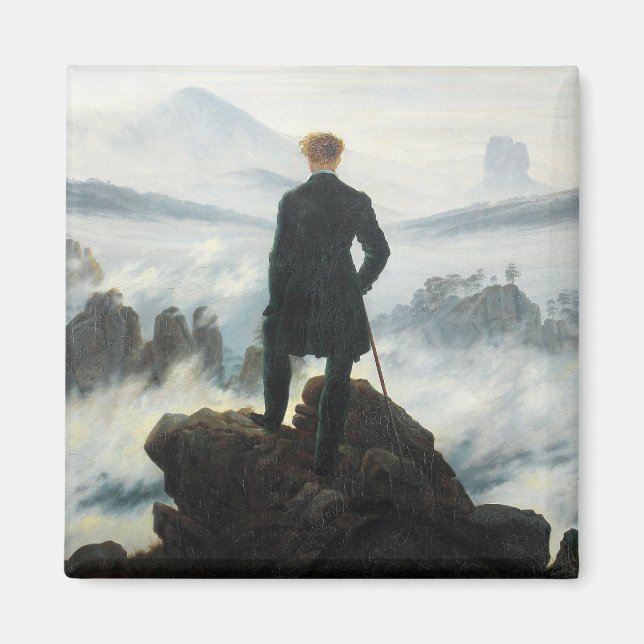 Wanderer above the Sea of Fog, Friedrich Magnet (Front)