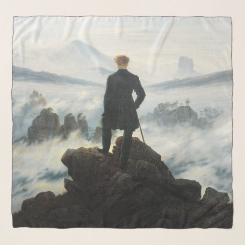 Wanderer above the Sea of Fog Friedrich Scarf