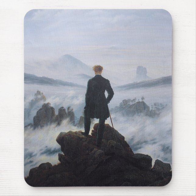 Wanderer above the Sea of Fog Mouse Pad (Front)
