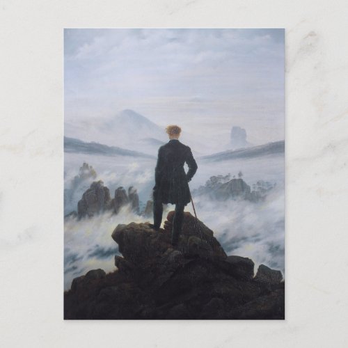Wanderer above the Sea of Fog Postcard