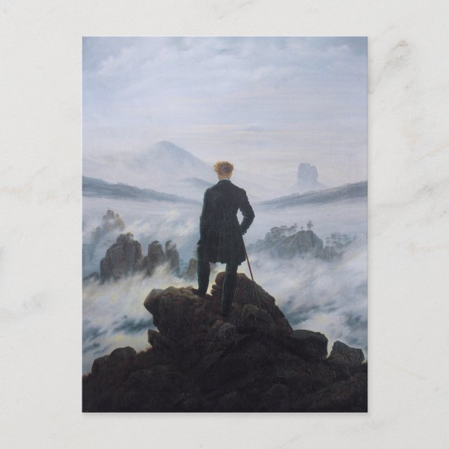 Wanderer above the Sea of Fog Postcard (Front)