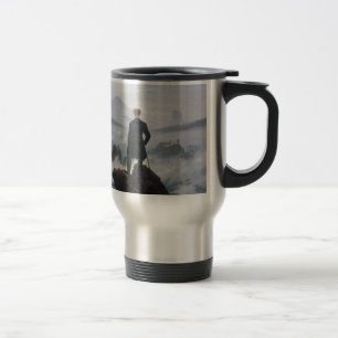 Wanderer above the Sea of Fog Travel Mug