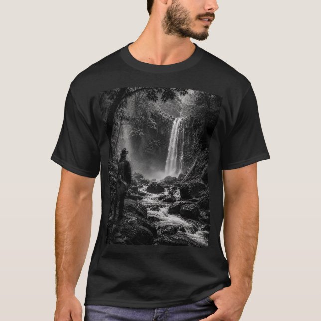 Wanderer Collection WO06 – Hidden Waterfall Explor T-Shirt (Front)