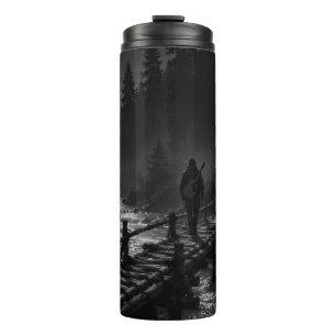 Wanderer Collection WO07 – Moonlit Wooden Bridge C Thermal Tumbler