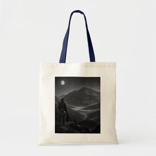 Wanderer Collection WO08 – Moonlit Mountain Overlo Tote Bag
