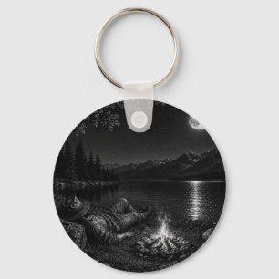 Wanderer Collection WO09 – Moonlit Camp Rest Keychain