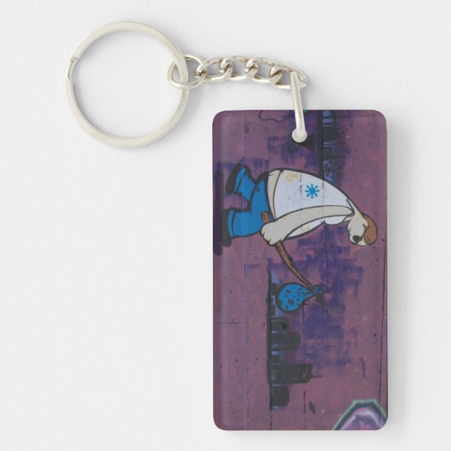 Wanderer Graffiti Keychain (Front)