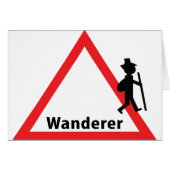 wanderer sign fun (Front Horizontal)