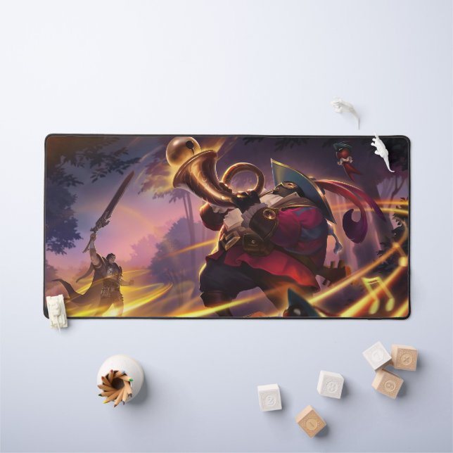 Wandering Caretaker Gaming Desk Mat | Customizable (Kids Table)