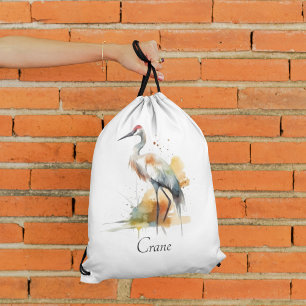 Wandering Cran, custom Drawstring Bag