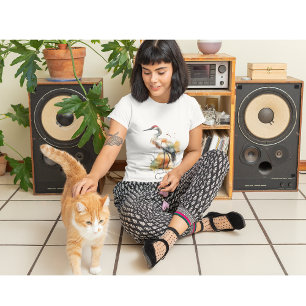 Wandering Crane, custom T-Shirt