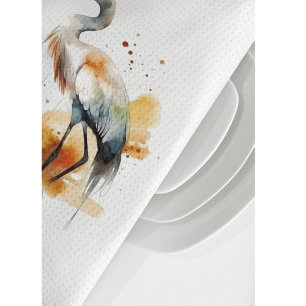 Wandering Crane, cutom Kitchen Towel
