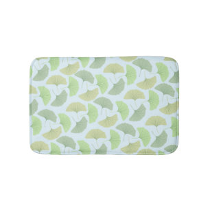 Wandering Green Ginkgo Bath Mat