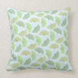 Wandering Green Ginkgo Pillow