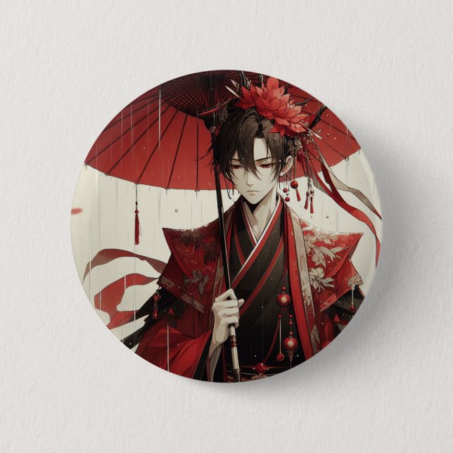 Wandering Nobleman Button (Front)