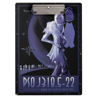 Wandering Planet advert space tourist vacation Clipboard