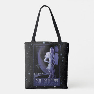 Wandering Planet advert space tourist vacation Tote Bag