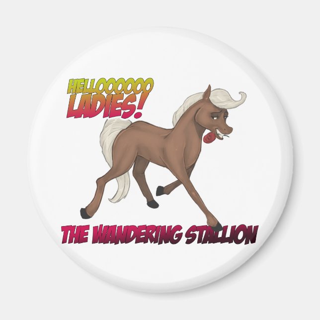 Wandering Stallion Magnet (Front)