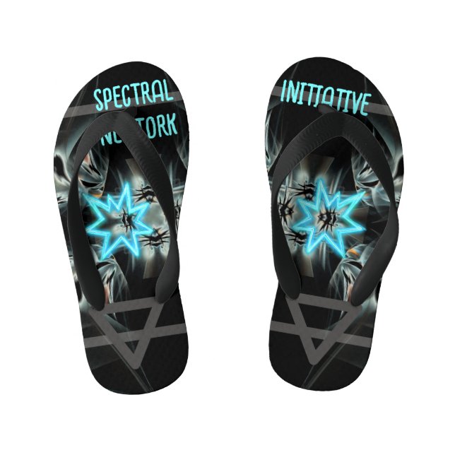 Wandering Star Spectral Network Kid's Flip Flops (Footbed)