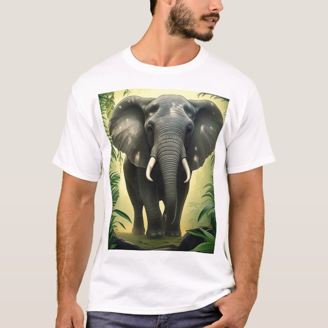 Wandering Wild – Forest Elephant Tee (Front)