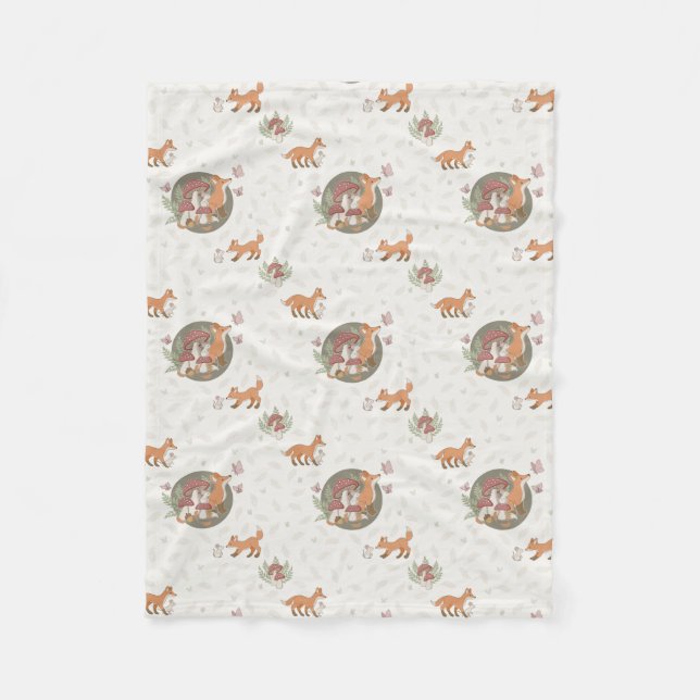 Wanderlight Baby Fleece Blanket (Front)