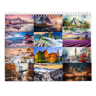 Wanderlust 2026: A Travel-Inspired Wall Calendar