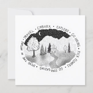 Wanderlust Card for Nature Lovers & Adventurers