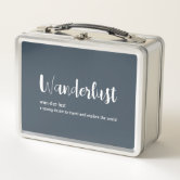 Grey Marble Personalized Lunch Box, Zazzle