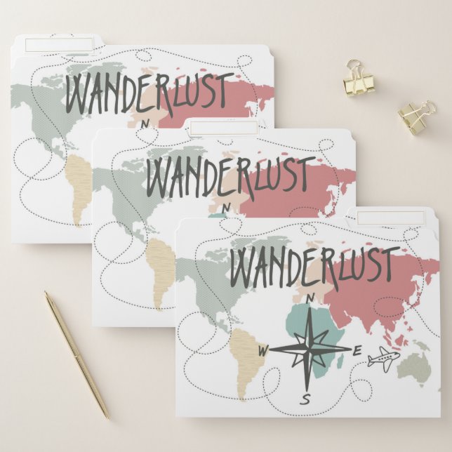 Wanderlust File Folder (Set)
