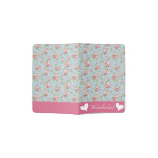 Wanderlust floral passport holder