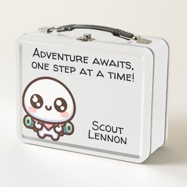 Wanderlust in the Wilderness Metal Lunch Box (Front)
