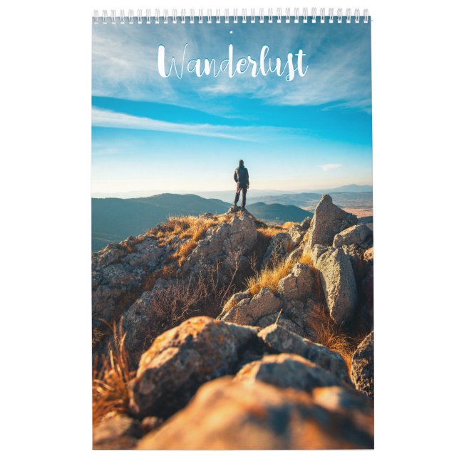 Wanderlust landscape photo calendar (Cover)