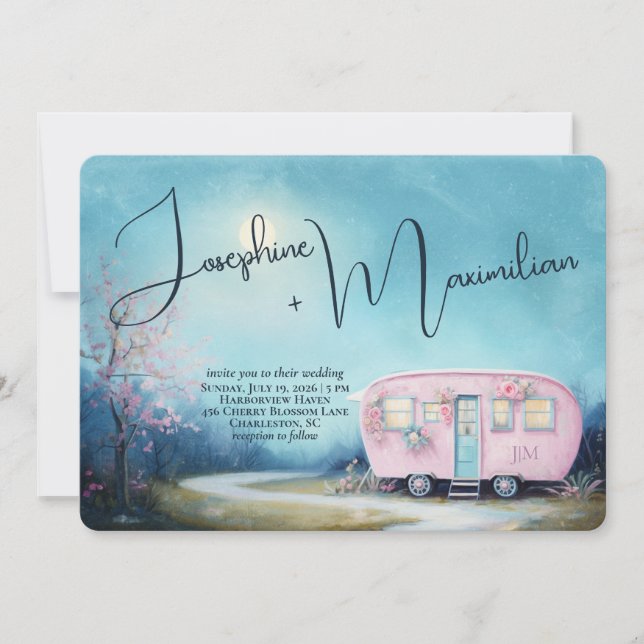 Wanderlust Love Trailer Template Wedding (Front)