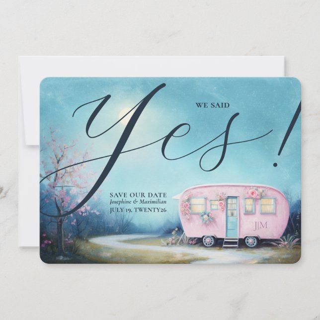 Wanderlust Love Trailer Template Wedding (Front)