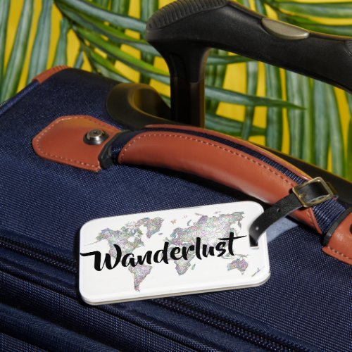 Wanderlust Luggage Tag