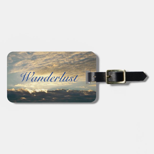 Wanderlust Luggage Travel Tag (Front Horizontal)