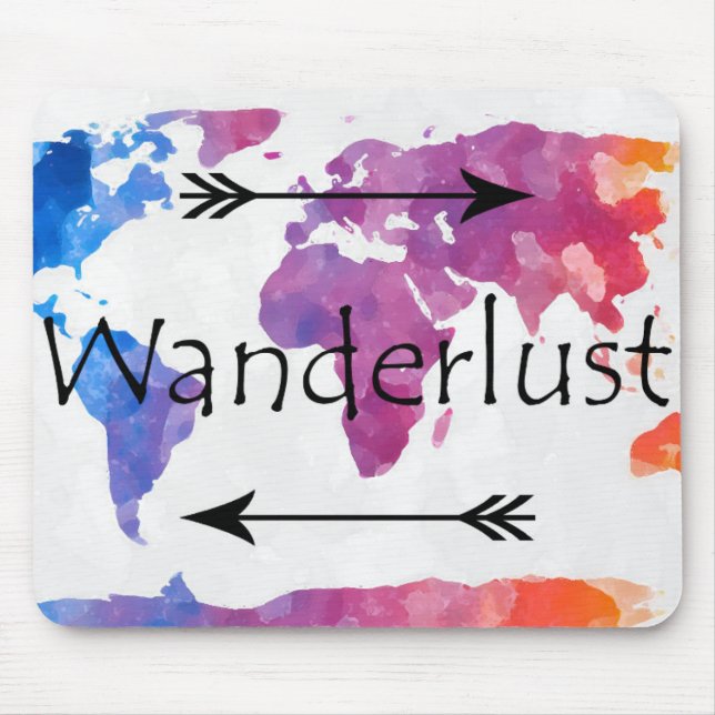 Wanderlust Mouse Pad (Front)