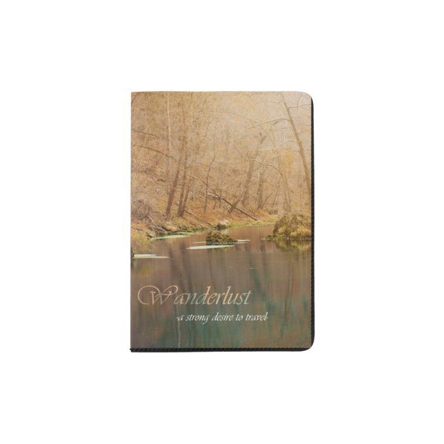 Wanderlust Passport Cover (Front)