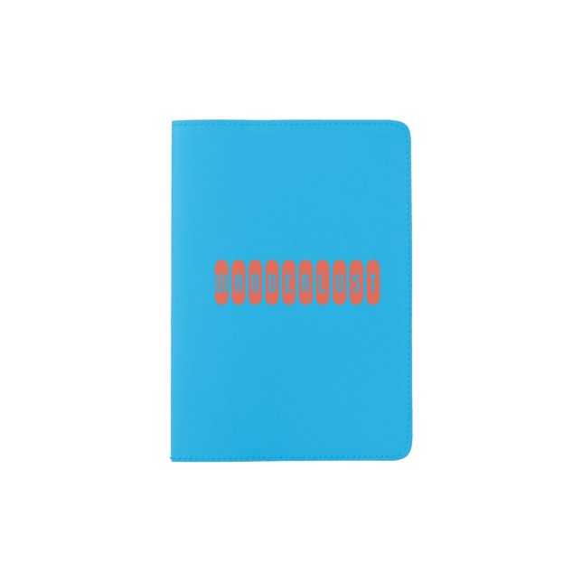 Wanderlust Passport Holder (Front)