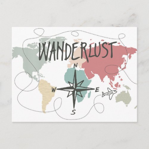Wanderlust Postcard