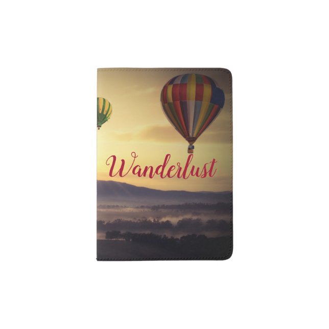 Wanderlust Sunset Passport Holder (Front)