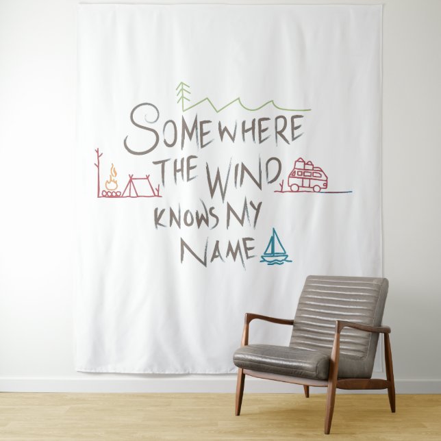 wanderlust tapestry (In Situ)