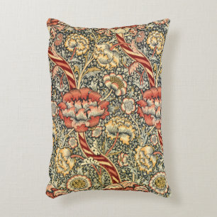 Wandle by William Morris, Vintage Textile Fine Art Accent Pillow