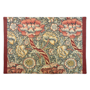 Wandle by William Morris, Vintage Textile Fine Art Cloth Placemat