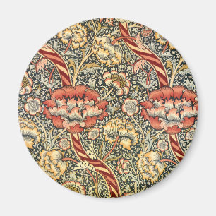 Wandle by William Morris, Vintage Textile Fine Art Magnet