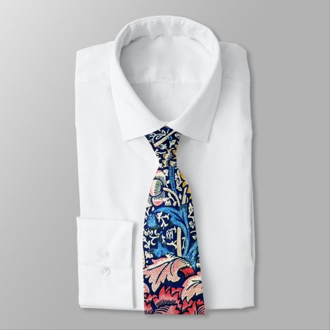 Wandle, William Morris Neck Tie (Tied)