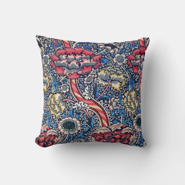 Wandle, William Morris Throw Pillow (Front)