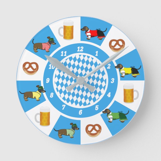 Wanduhr Bayern Round Clock (Front)