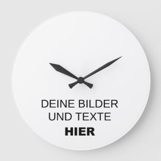 Wanduhr selbst gestalten large clock